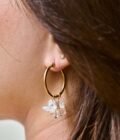 Moonstone Gold Earrings