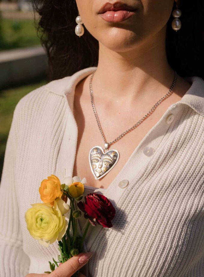 Dual Heart Κολιέ